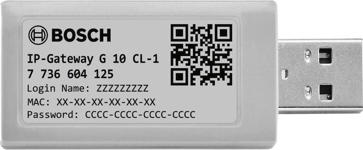 BOSCH G103 Modulo Wi-Fi per Climatizzatori NON Compatibile con Gamma CL2000