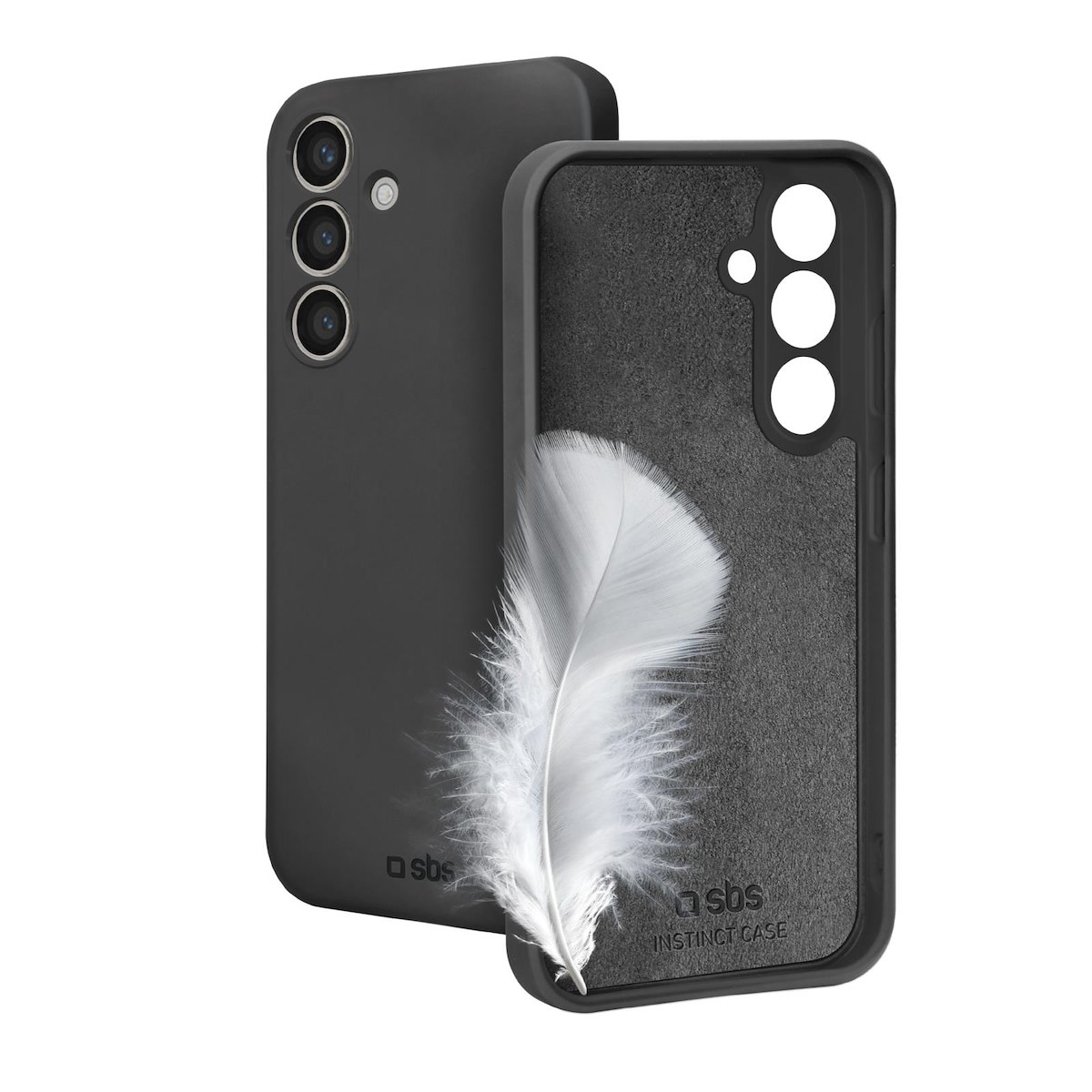 SBS TEINSTSAS25K Cover Instinct per Samsung Galaxy S25, Nero