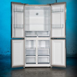 GRF CGT83EXM Frigo 4 porte, 436L, NoFrost, display LED, Inverter