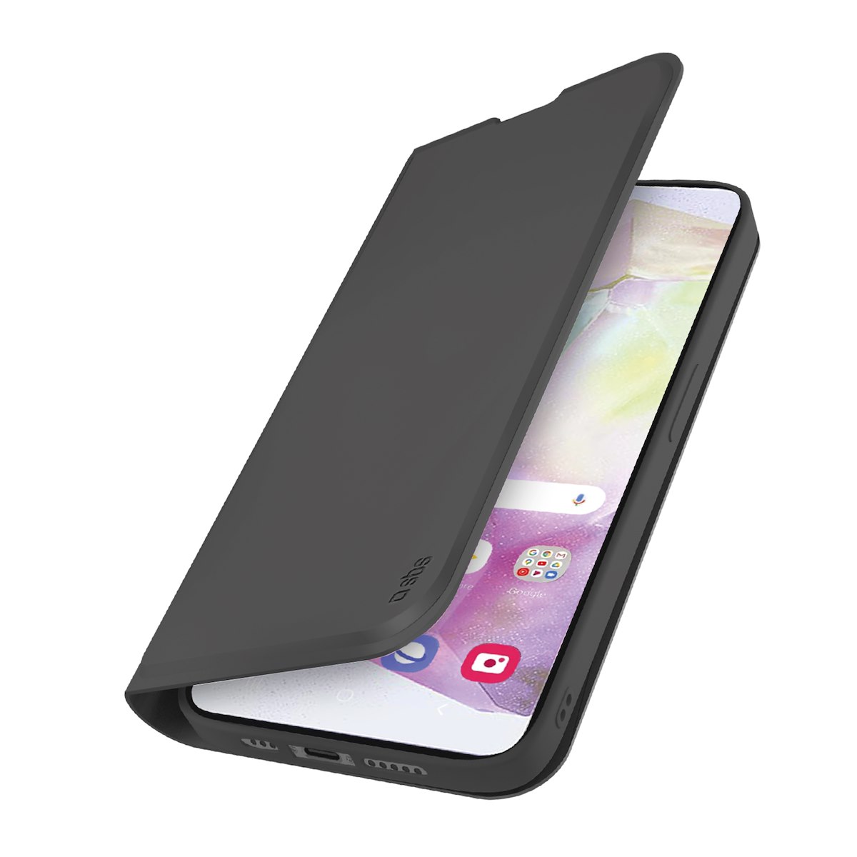 SBS TEWALSAA36K Custodia Wallet Smooth Samsung A36 A56 Nero