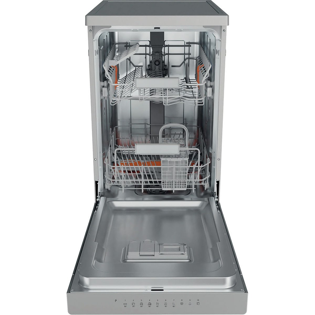 HOTPOINT-ARISTON HA3FC10BS7A0S Lavastoviglie Slim 45cm 10 Coperti Silver - immagine 2