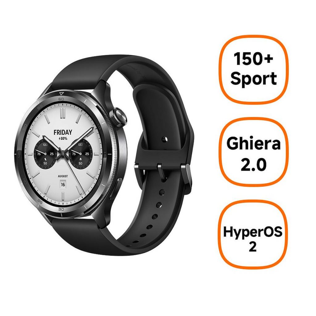 Xiaomi S4 Nero Smartwatch 1.43 Pollici AMOLED 47MM