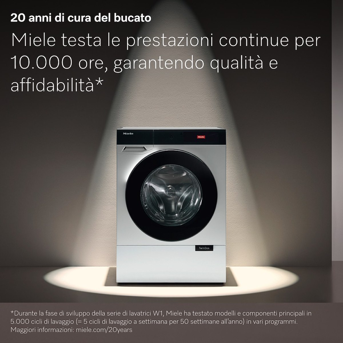 MIELE WQ1000WPSNOVAEDITION Lavatrice 9kg 1600giri Vapore TwinDos - immagine 4