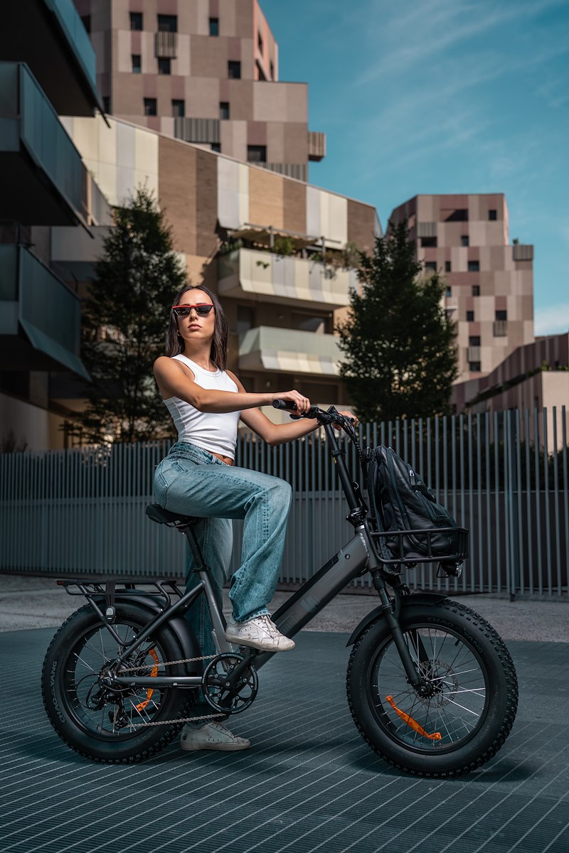 SMARTWAY M6R548ALT E-Bike Fat Alluminio 48V 10.4Ah 20" 60km Portapacchi - immagine 4