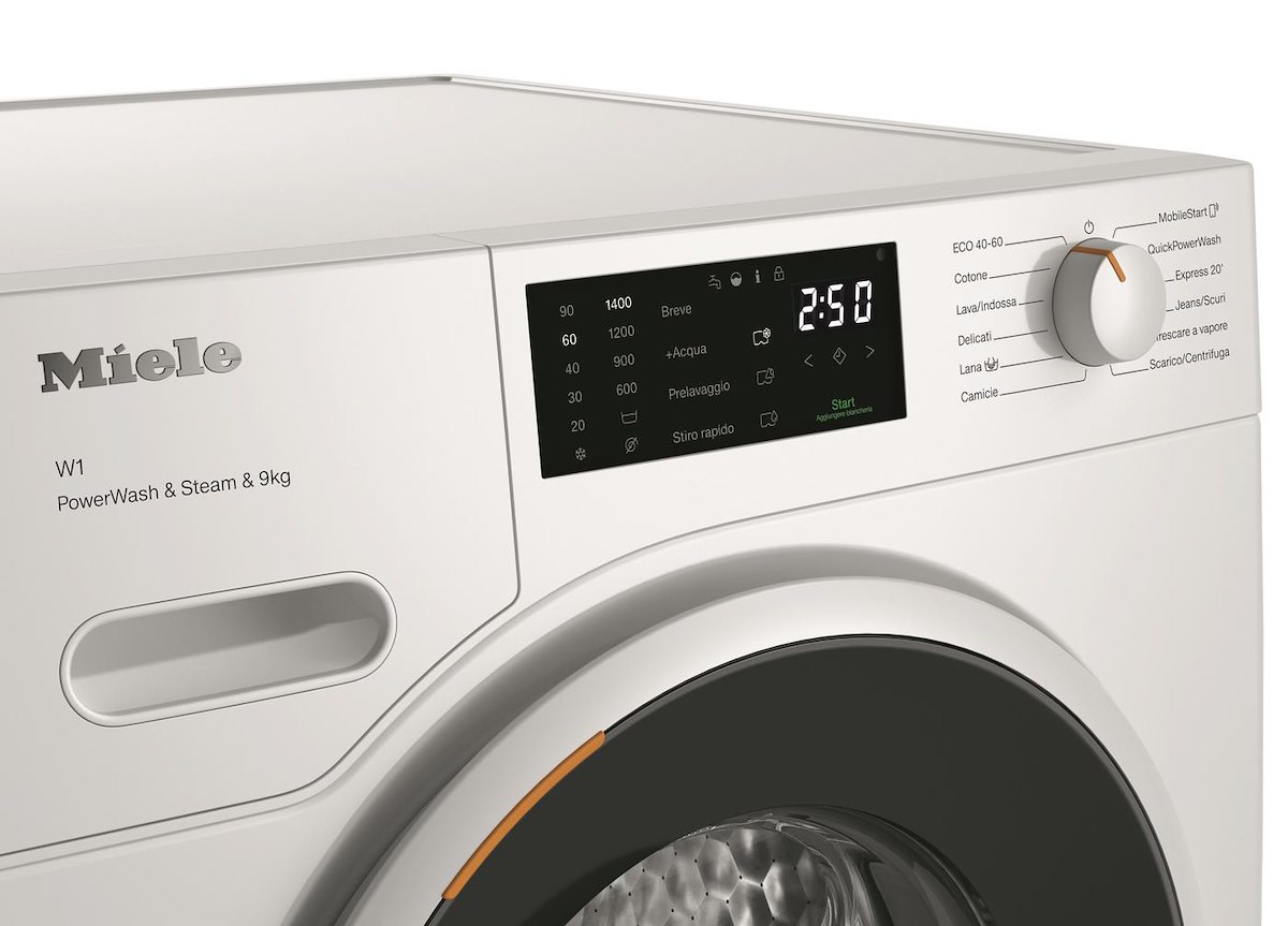 MIELE WWD380WCS Lavatrice 9kg 1400giri A-20% Inverter WiFi Vapore - immagine 4