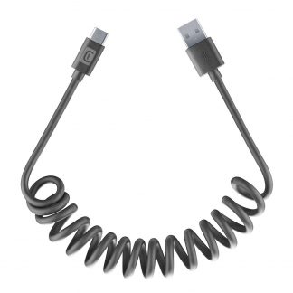 CELLULAR LINE USBDATADRIVEA2C12K Cavo USB-A/USB-C spiralato 120cm nero
