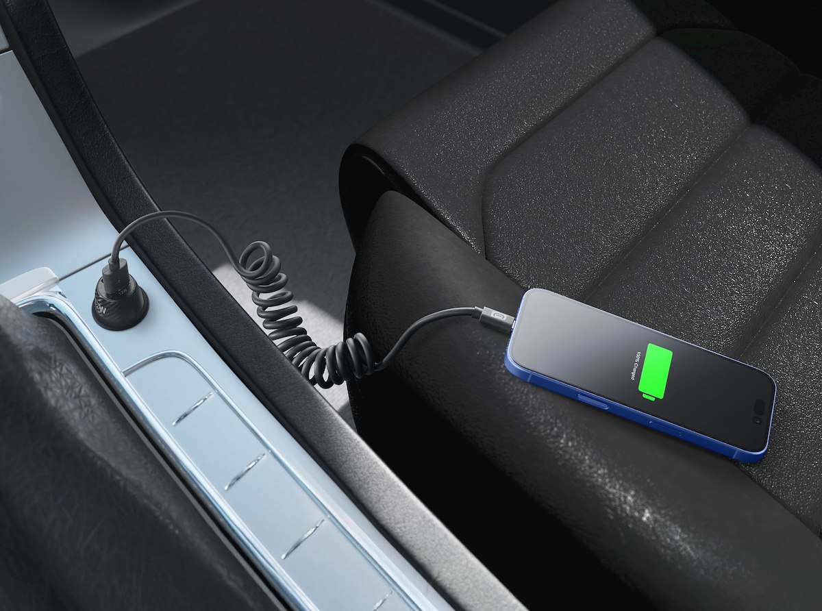 CELLULAR LINE USBDATADRIVEA2C12K Cavo USB-A/USB-C spiralato 120cm nero - immagine 3