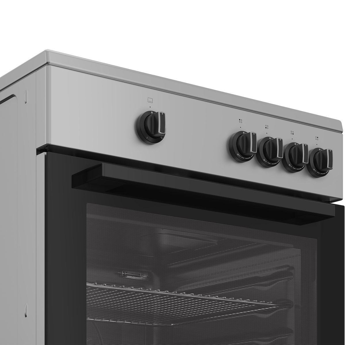 INDESIT I6GGKMS Cucina 60cm 4F Gas Forno Gas Valvola Sicurezza Silver - immagine 2
