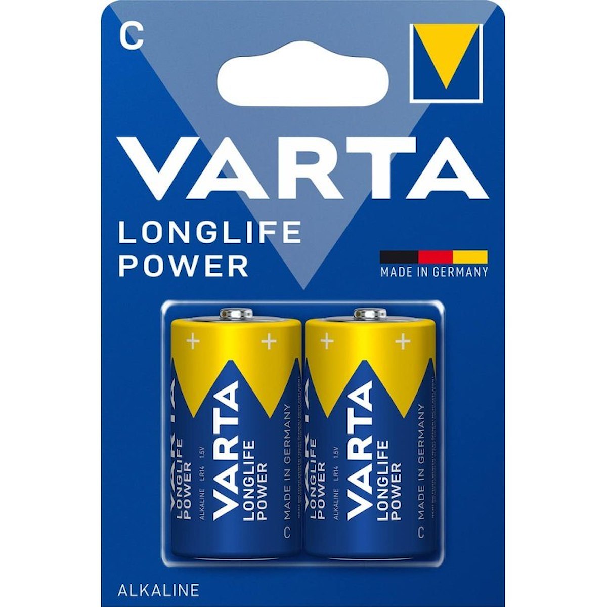 VARTA 4914121422 Pile alcaline Longlife Power C, blister 2 pz - immagine 2