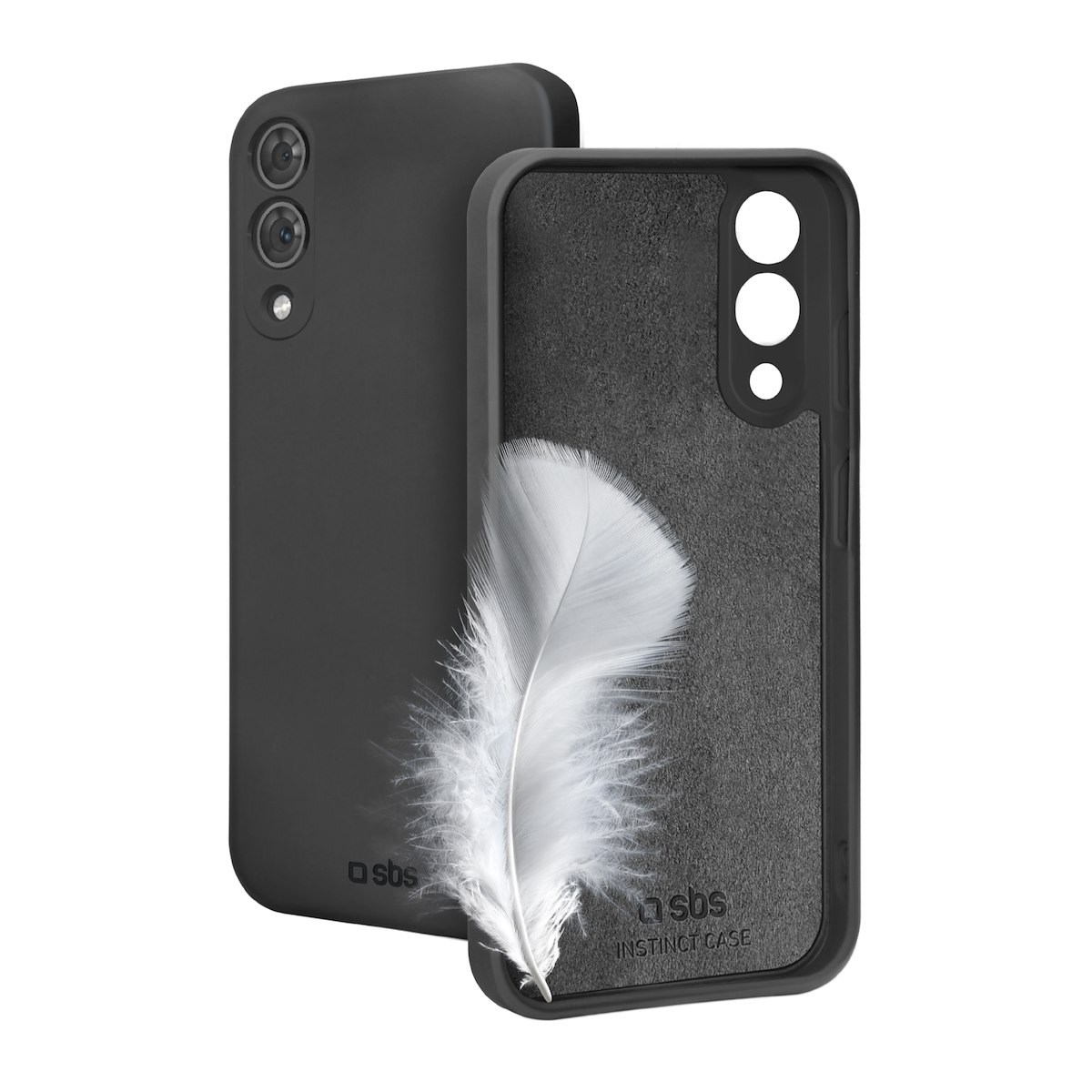 SBS TEINSTSAS25EK Cover Instinct per Samsung Galaxy S25 Edge, nero