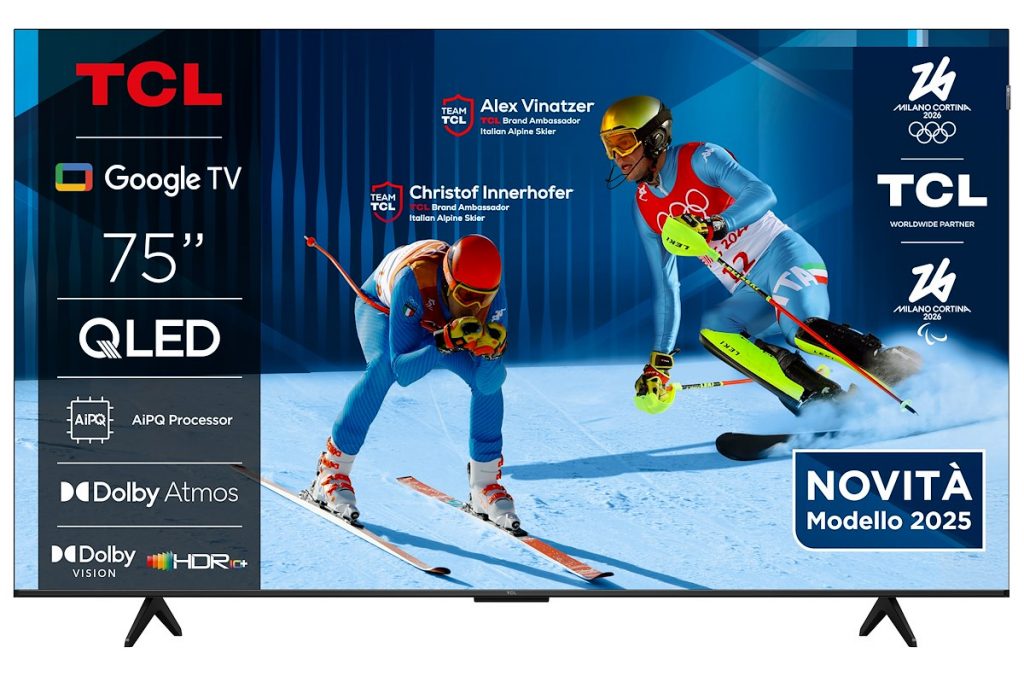 TCL 75P79K TV QLED 75" 4K Google TV DVBT2-S2