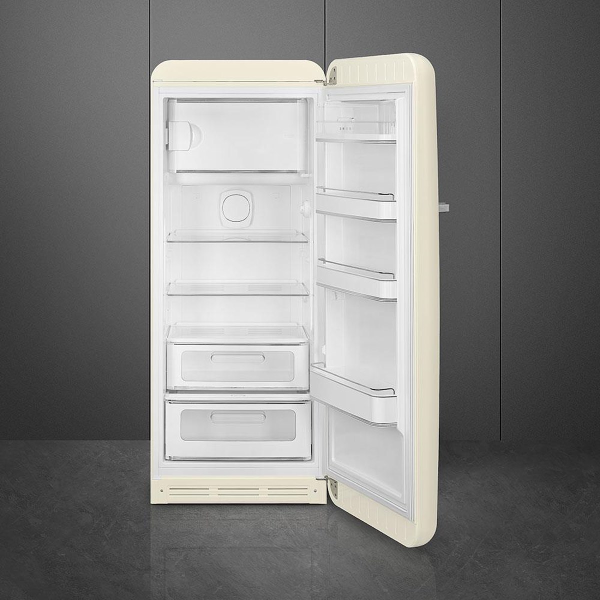 SMEG FAB28RCR6 Frigorifero 1 porta, 270L, ventilato, cerniere DX, panna - immagine 4