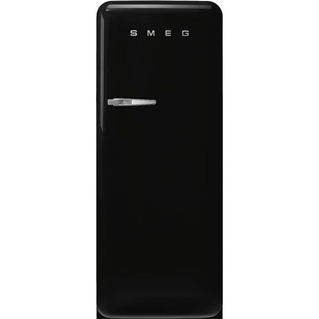 SMEG FAB28RBL6 Frigorifero Anni '50 Nero Ventilato Cerniera DX