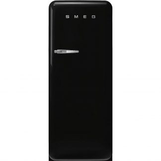 SMEG FAB28RBL6 Frigorifero Anni '50 Nero Ventilato Cerniera DX