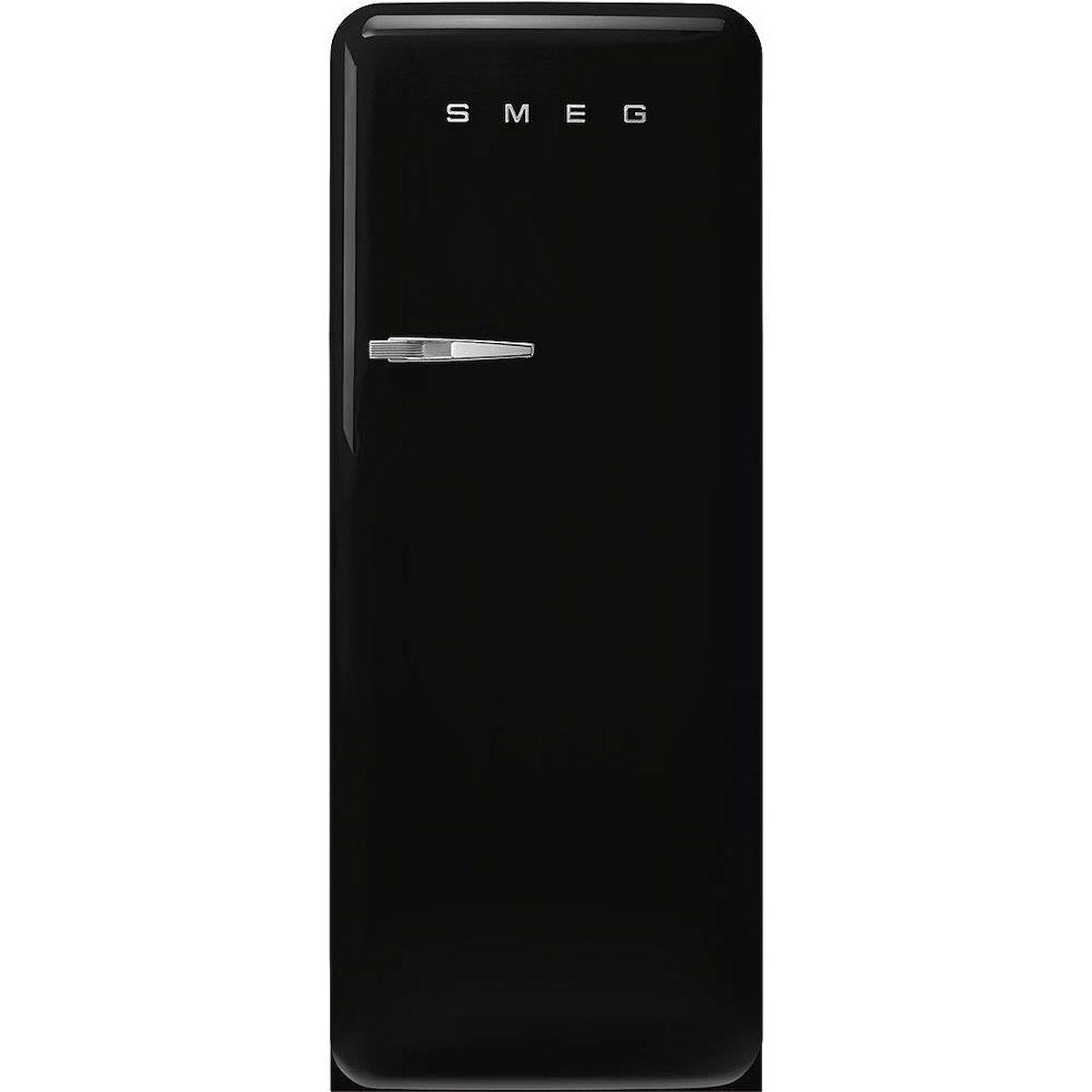 SMEG FAB28RBL6 Frigorifero Anni '50 Nero Ventilato Cerniera DX