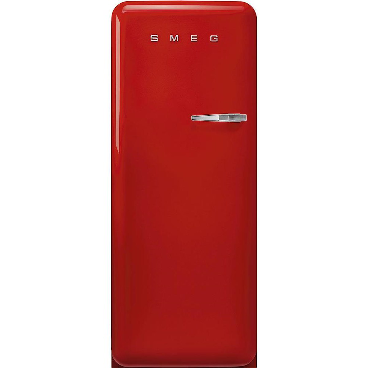 SMEG FAB28LRD6 Frigo 1P 270L Ventilato Cerniera SX Anni '50 Rosso