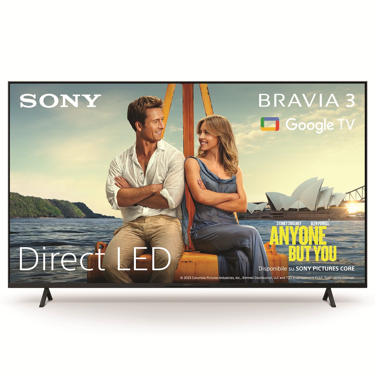 SONY K75S35B TV LED 75" UHD 4K DVB-T2/S2 Smart Google TV