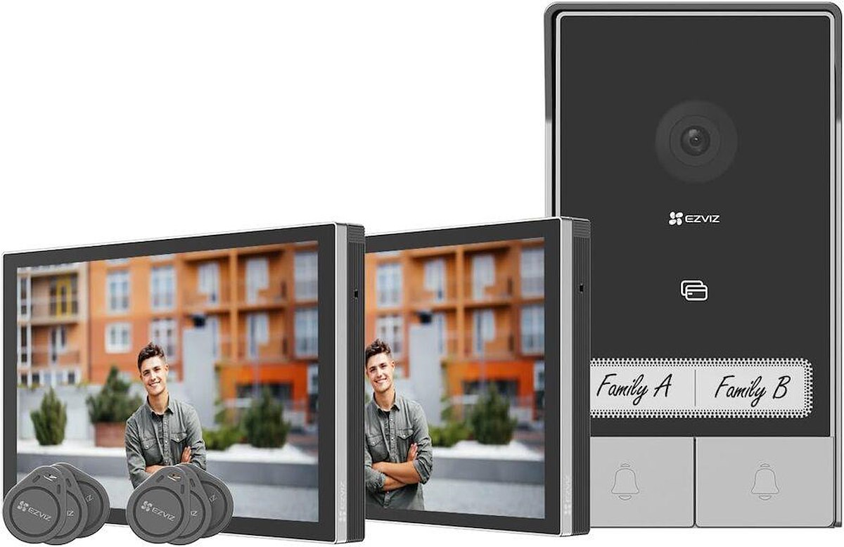 Ezviz HP7 Videocitofono Wi-Fi Dual Band 2K Display 7 Pollici Bifamiliare