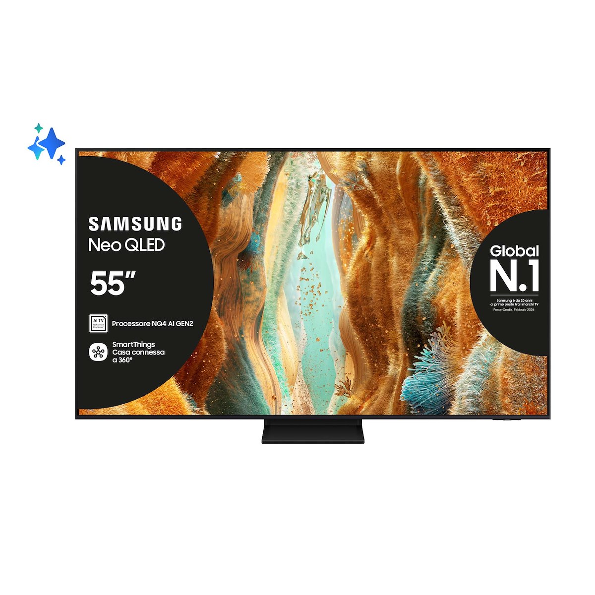 SAMSUNG QE55QN70FAUXZT TV Neo QLED 55" 4K UHD Smart Tizen DVBT2-S2