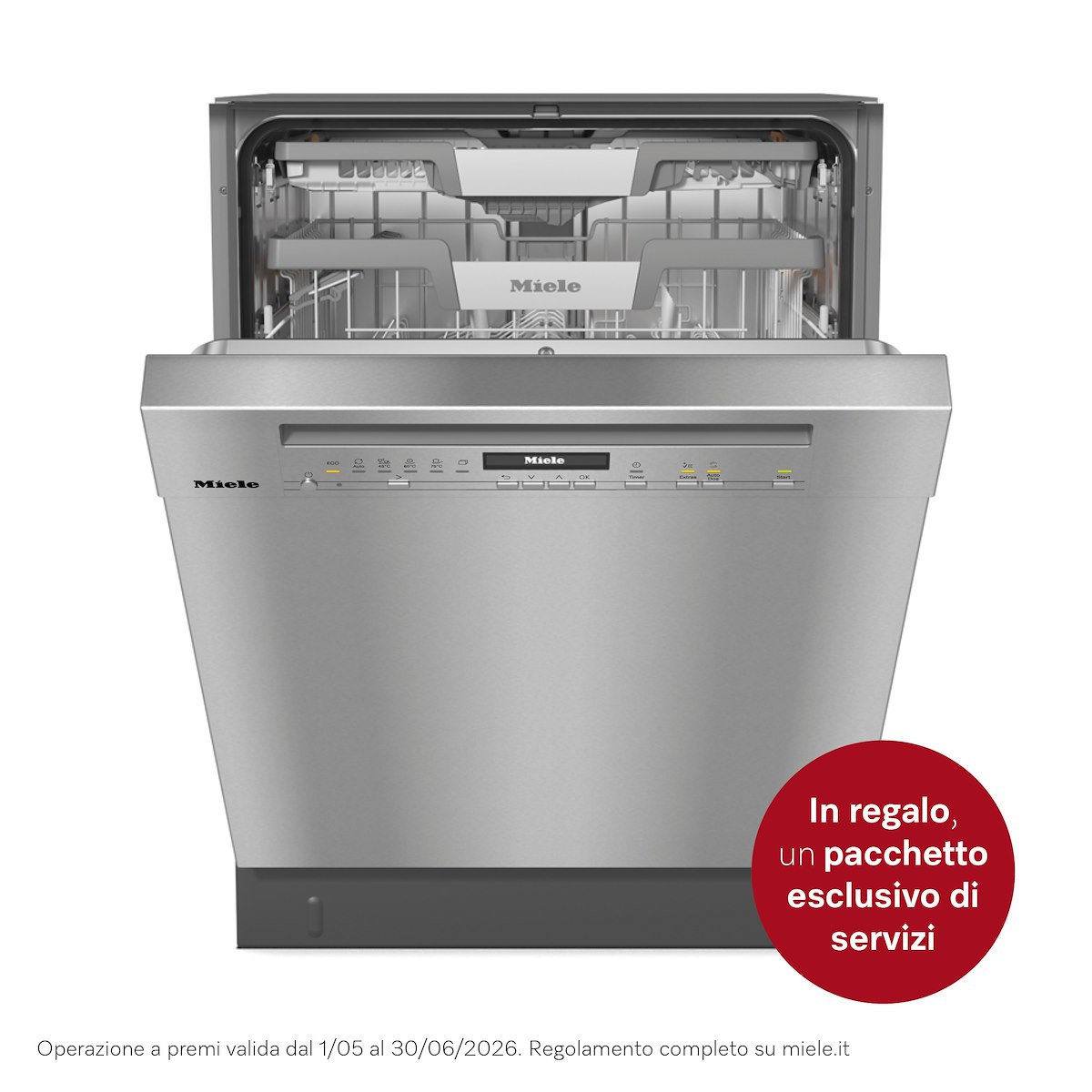 MIELE G7040SCUAUTODOS Lavastoviglie sottopiano 60cm WiFi Inox