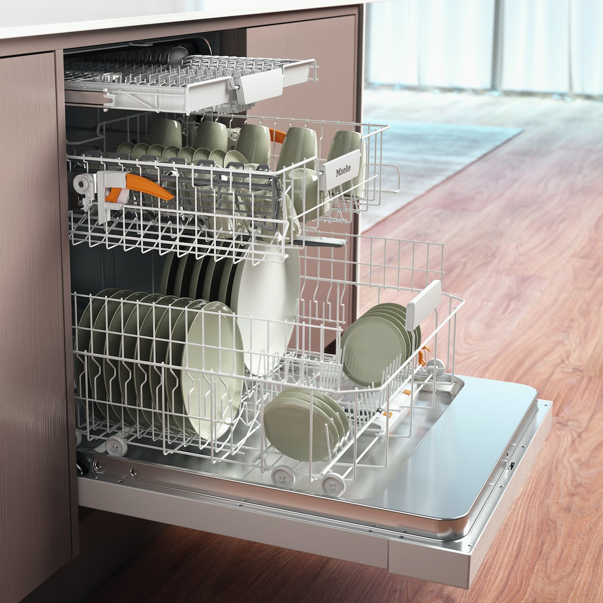MIELE G5611SCUBRWS Lavastoviglie Sottopiano 60cm 14cop. Bianco - immagine 4