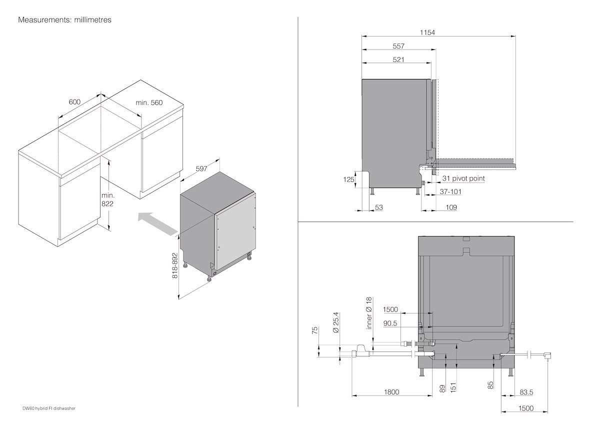 ASKO DFI8447D Lavastoviglie 60cm 14coperti Classe A 8programmi - immagine 3