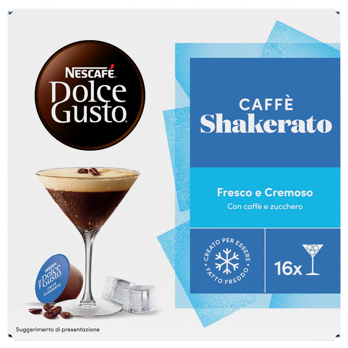 NESCAFE 12602908 Capsule Caffè Dolce Gusto Shakerato 16 pz - immagine 2