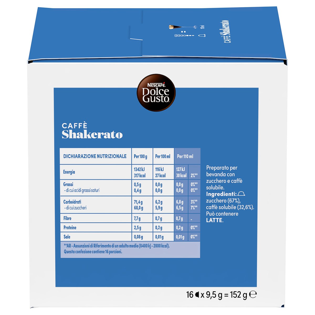 NESCAFE 12602908 Capsule Caffè Dolce Gusto Shakerato 16 pz - immagine 4