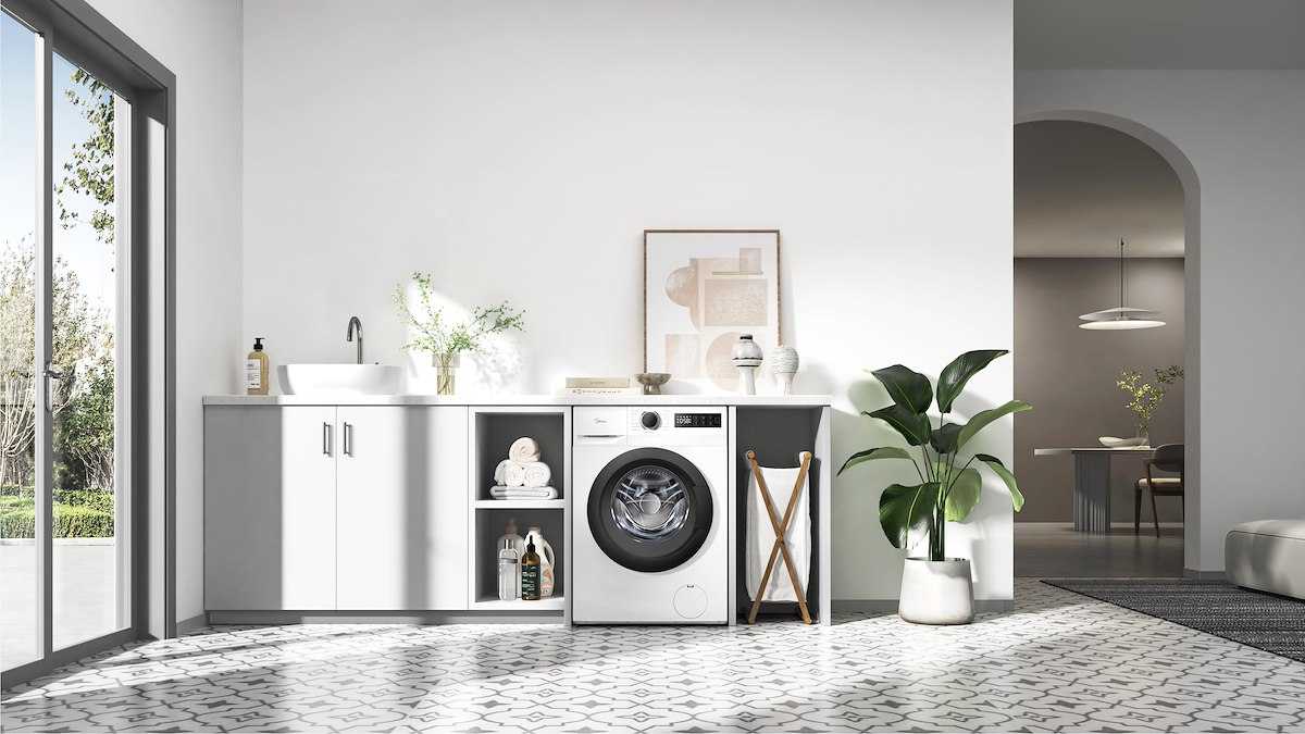 MIDEA MF110W60WIT Lavatrice Slim 6kg 1000giri Vapore - immagine 2