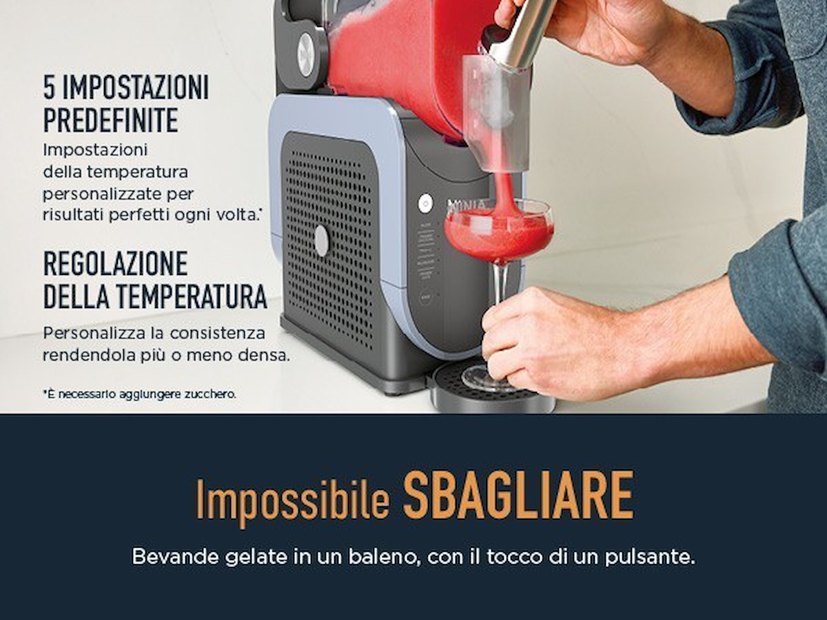 NINJA FS301EU Macchina per Bevande Ghiacciate Slushie 2.7L - immagine 3