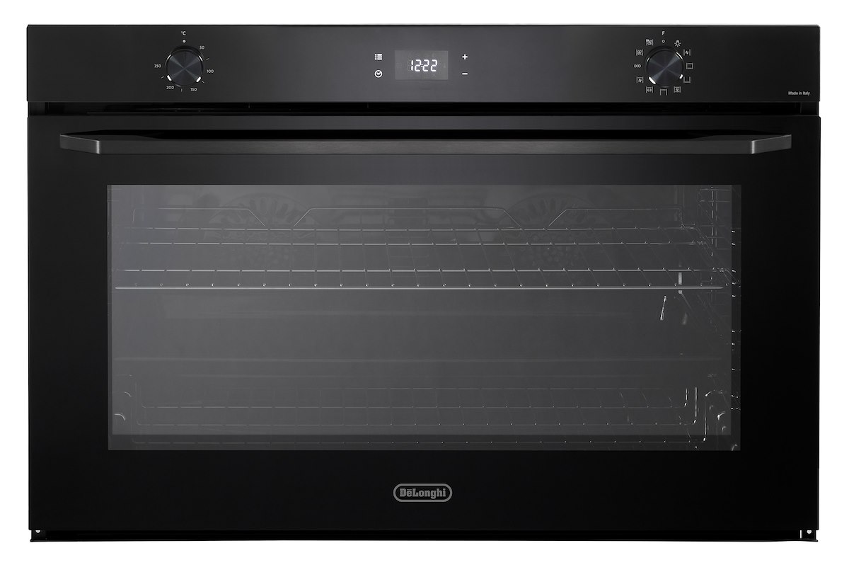DE LONGHI MOBILIERI NKM90NLG Forno 90cm 121lt Multi11 Cl.A Girarrosto Nero - immagine 3