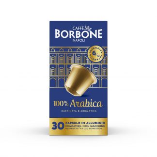 CAFFE BORBONE REBPALARABIX30N Capsule Compatibili Nespresso 100% Arabica 30 pz