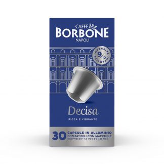 CAFFE BORBONE REBDECISA3X30N Capsule Decisa Alluminio Compatibili Nespresso 30pz