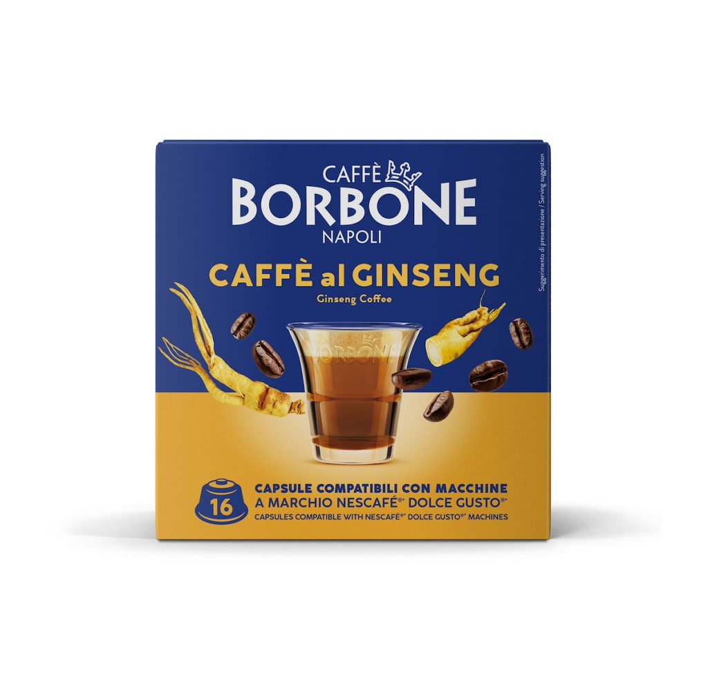 Caffe Borbone Caffe al Ginseng Confezione 16 Capsule Compatibile Dolce Gusto