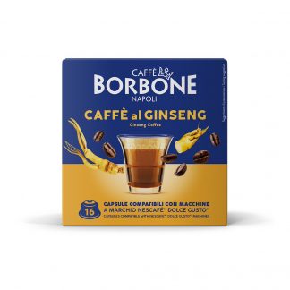 Caffe Borbone Caffe al Ginseng Confezione 16 Capsule Compatibile Dolce Gusto