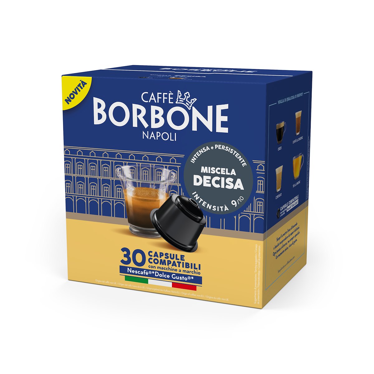 Capsule Caffe Borbone Decisa Compatibili Dolce Gusto 30 Pezzi - immagine 2