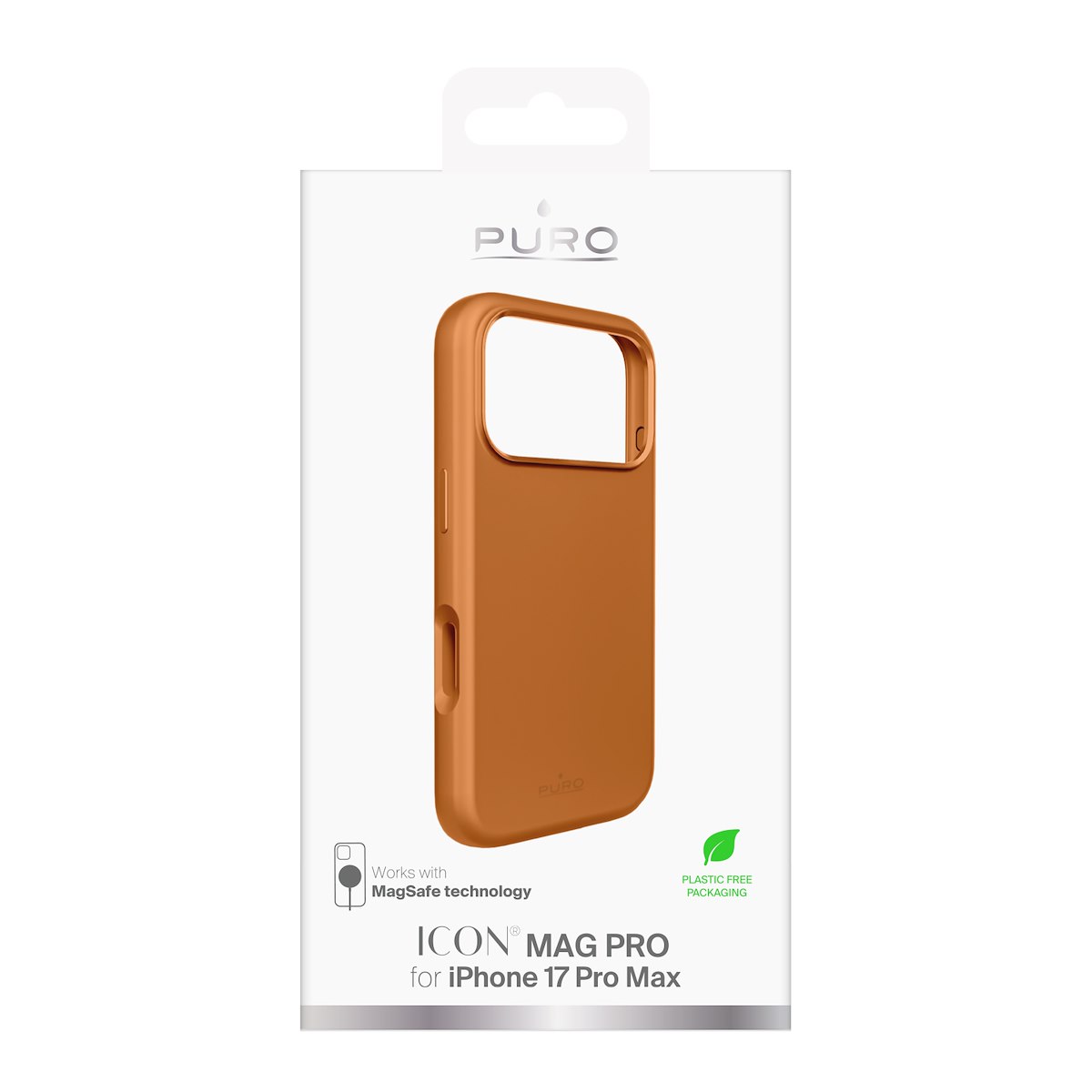PURO PUIPC17P69ICONMPORA Cover Icon Mag Pro iPhone 17 Pro Max Orange - immagine 3