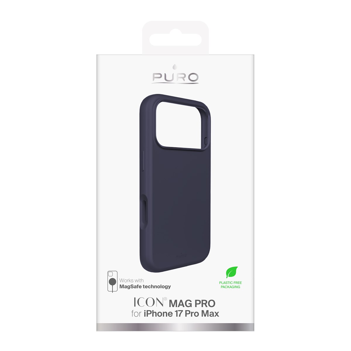 PURO PUIPC17P69ICONMPDKBL Cover Icon MagPro per iPhone 17 Pro Max Black - immagine 3