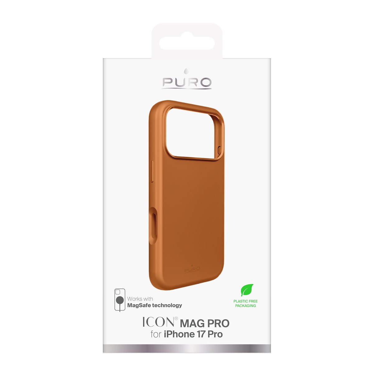 PURO PUIPC17P63ICONMPORA Cover Icon Mag Pro iPhone 17 Pro Orange - immagine 3