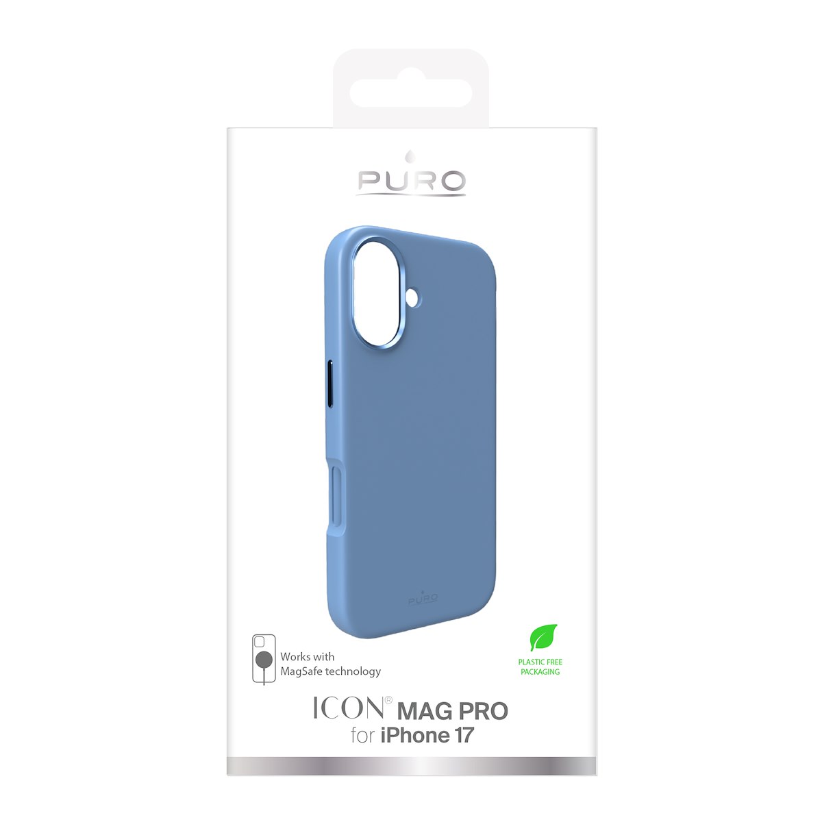 PURO PUIPC1763ICONMPBLUE Cover Icon Mag Pro per iPhone 17 Blu - immagine 3