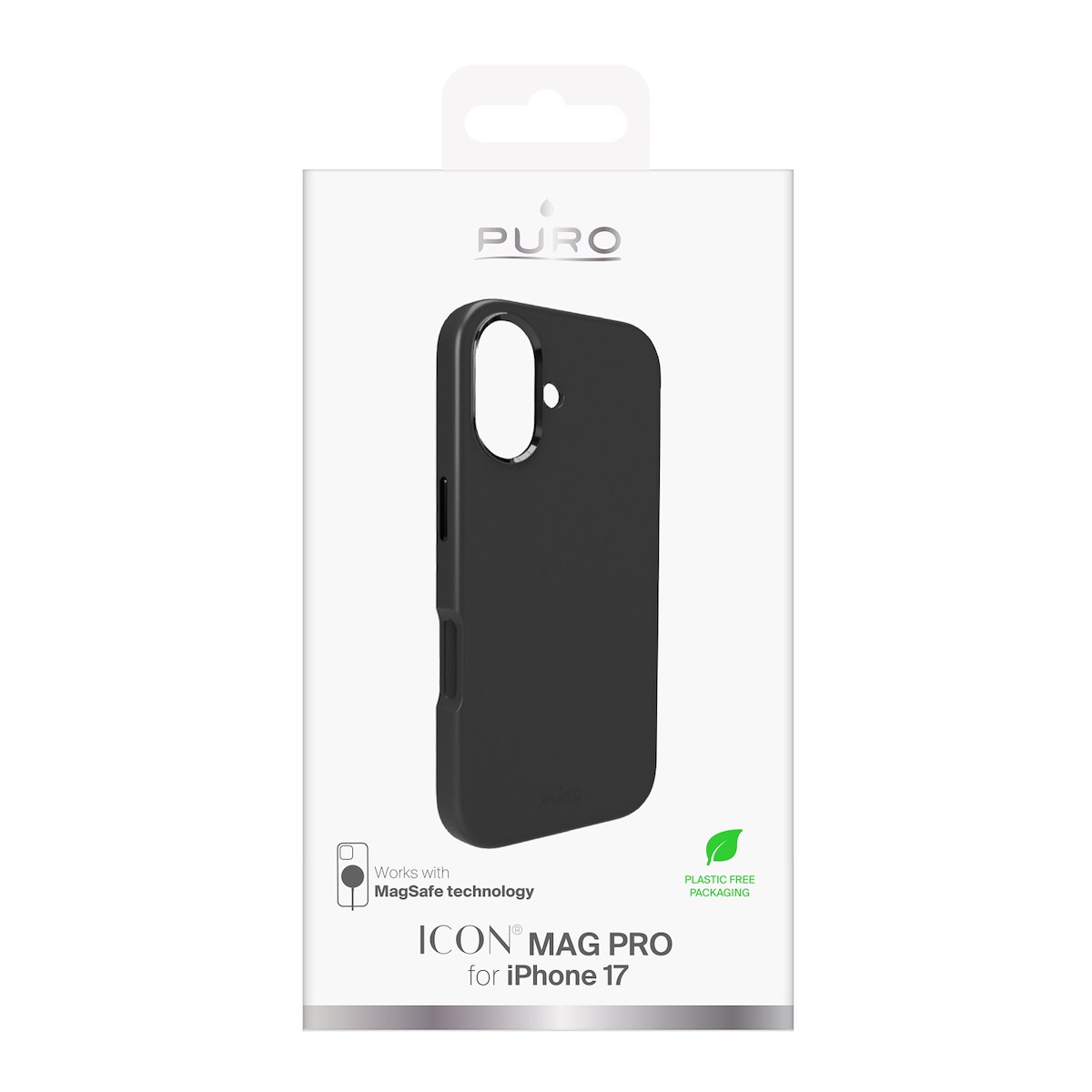 PURO PUIPC1763ICONMPBLK Cover Icon Mag Pro per iPhone 17, Black - immagine 3