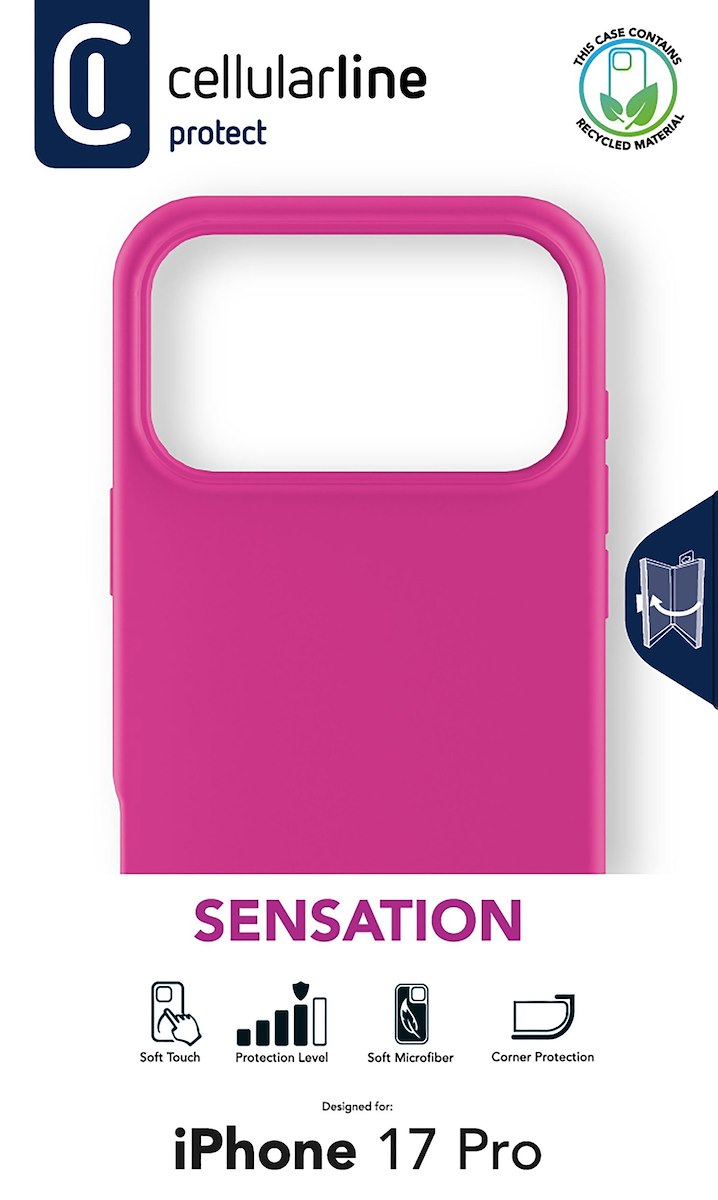 CELLULAR LINE SENSATIONIPH17PROP Custodia Sensation iPhone 17 Pro Rosa - immagine 2