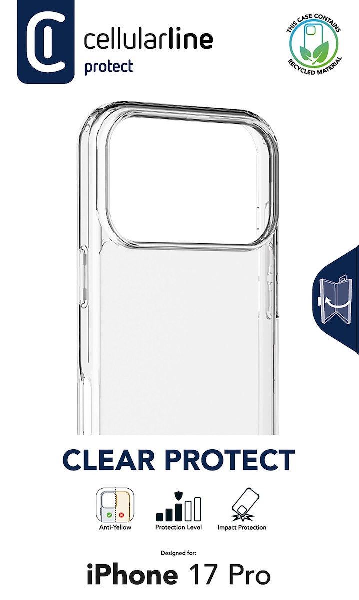 CELLULAR LINE CLEARDUOIPH17PROT Custodia rigida Clear Duo iPhone 17 Pro - immagine 2