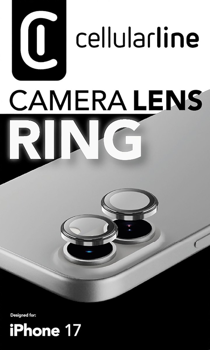 CELLULAR LINE CAMERARINGIPH17 Protezione Fotocamera Ring iPhone 17 - immagine 2