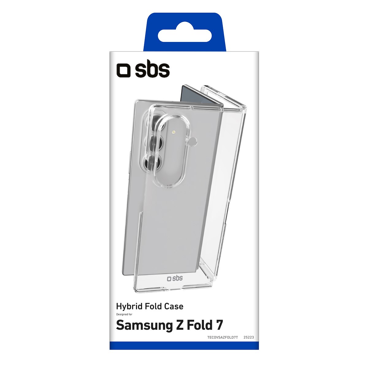 SBS TECOVSAZFOLD7T Cover Hybrid Trasparente per Galaxy Z Fold7 - immagine 4