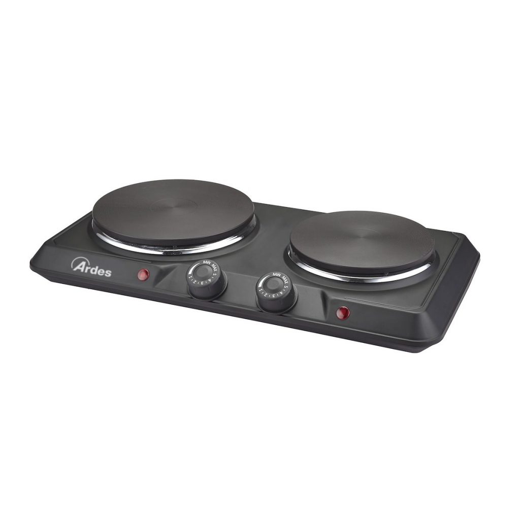 Ardes Focus Duo Fornello Elettrico 2 Piastre Ghisa 2500W 