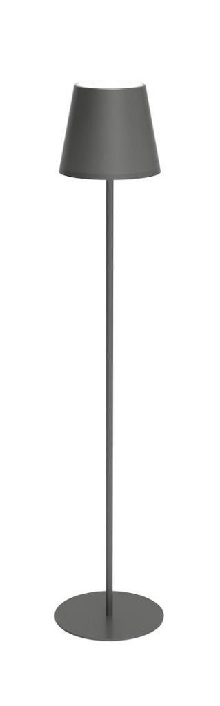 Majestic Agata XL GY Grigio Lampada da Tavolo Ricaricabile 3 Altezze