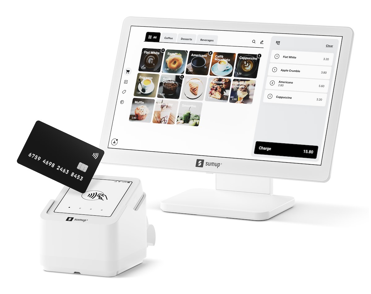 SUMUP BUNREG009 Registratore di cassa POS Lite + Solo + Stampante