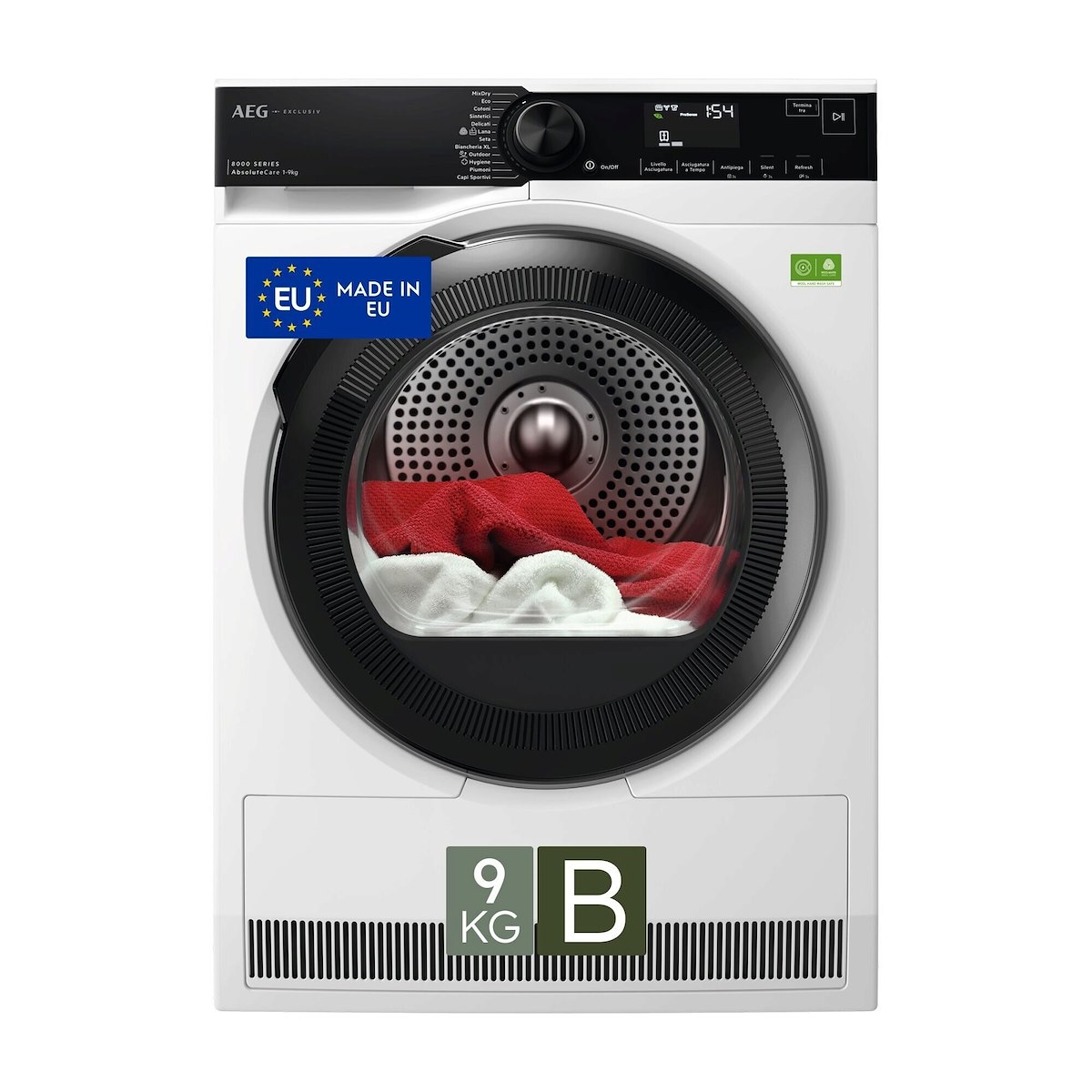 AEG XTR8HBGH9B Asciugatrice 9kg Pompa Calore Classe B Inverter