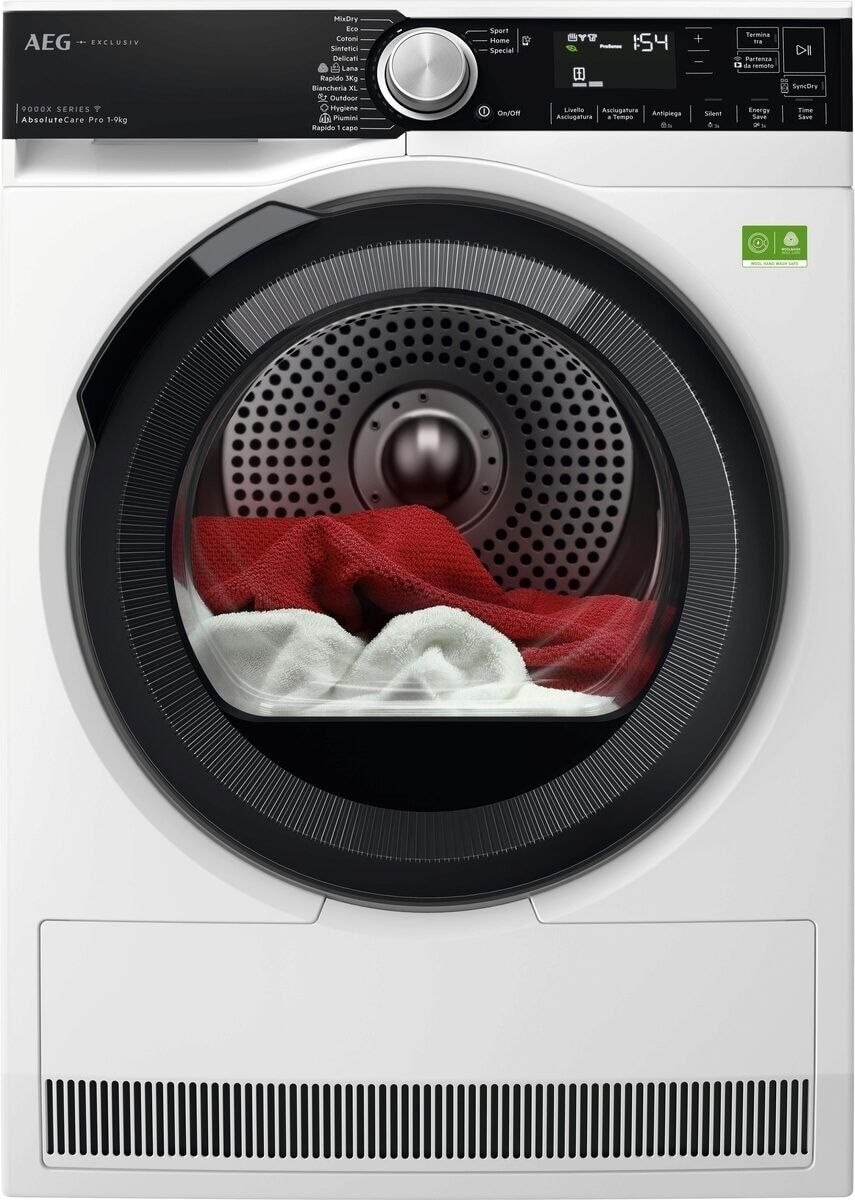 AEG XTR9HBGA9YA Asciugatrice 9kg A Inverter WiFi Pompa Calore